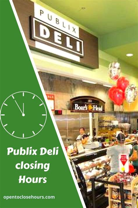 publix deli hours